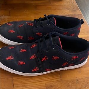 Under Armour Black and Red Men's Shoes Lobsters